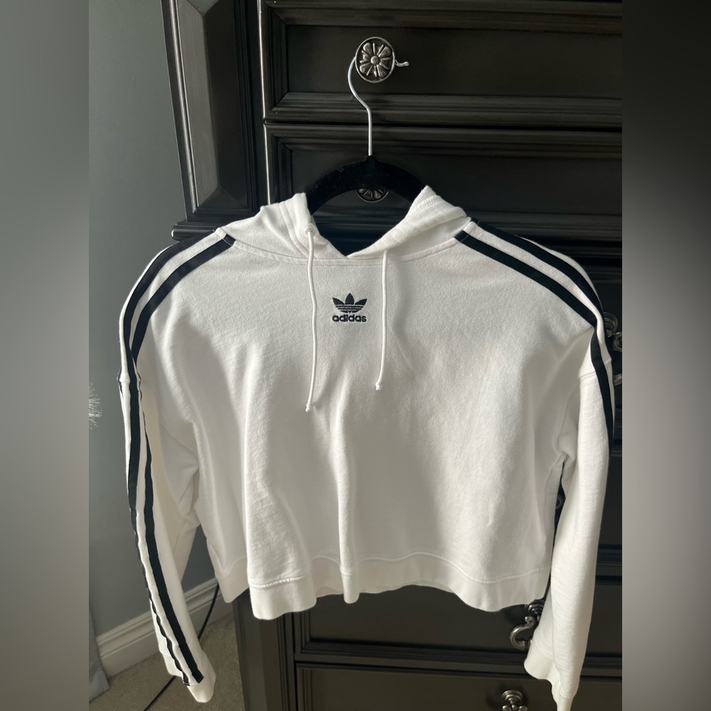 Cropped Adidas Hoodie